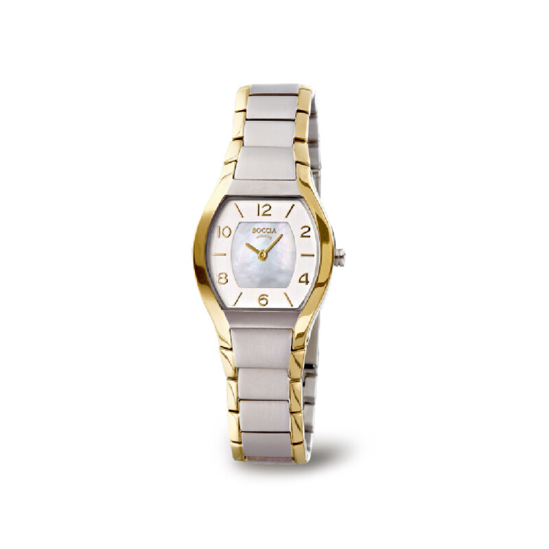 Boccia Style Damen Uhr Silber/Gold 3174-02 Produktbild