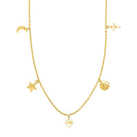 CHARMY Halskette vergoldet aus 925 Sterling Silber