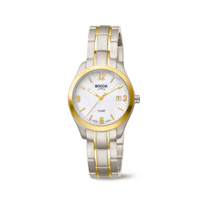 Boccia Titanium Trend Damen Armbanduhr Gold/Silber...
