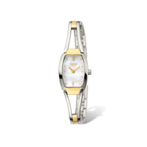 Boccia Trend Damen Uhr Oval Gold/Silber 3262-02 Produktbild