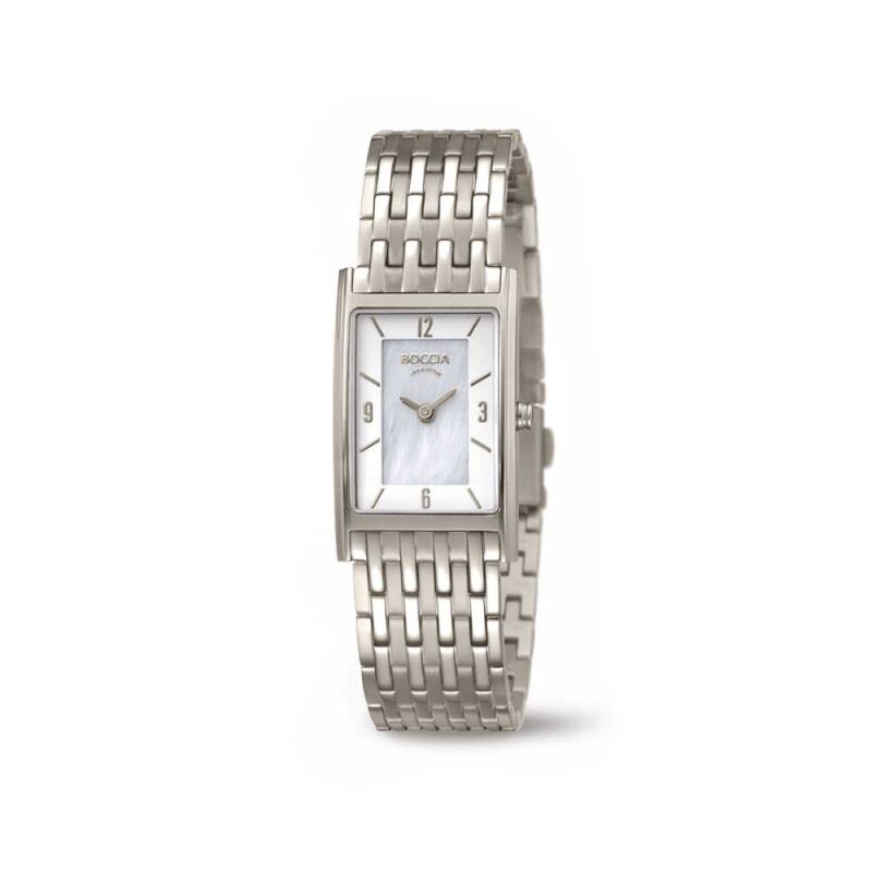 Boccia Titanium Style Damen Armbanduhr Silber 3212-07 Produktbild