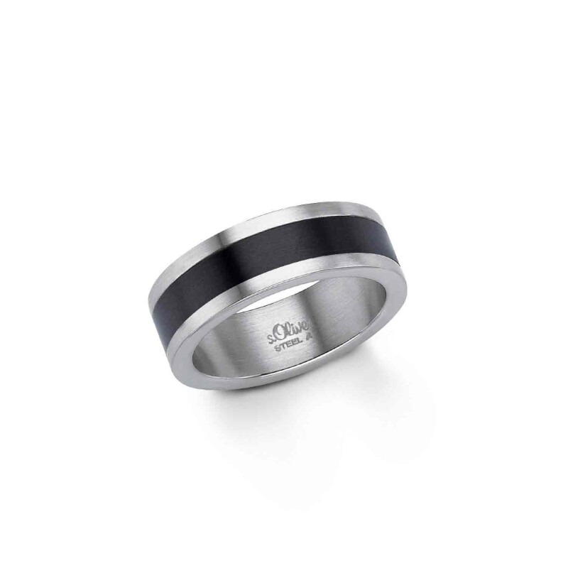 Herren Ring aus Edelstahl s.Oliver