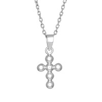 Kreuz Anhänger mit  Kette Sterling Silber